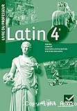 Latin 4e : livre du professeur