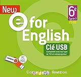 New E for english 6e - Manuel enseignant sur clé USB