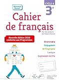 Cahier de français cycle 4 / 3e