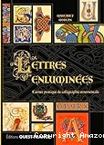 Lettres enluminées : carnet pratique de calligraphie ornementale